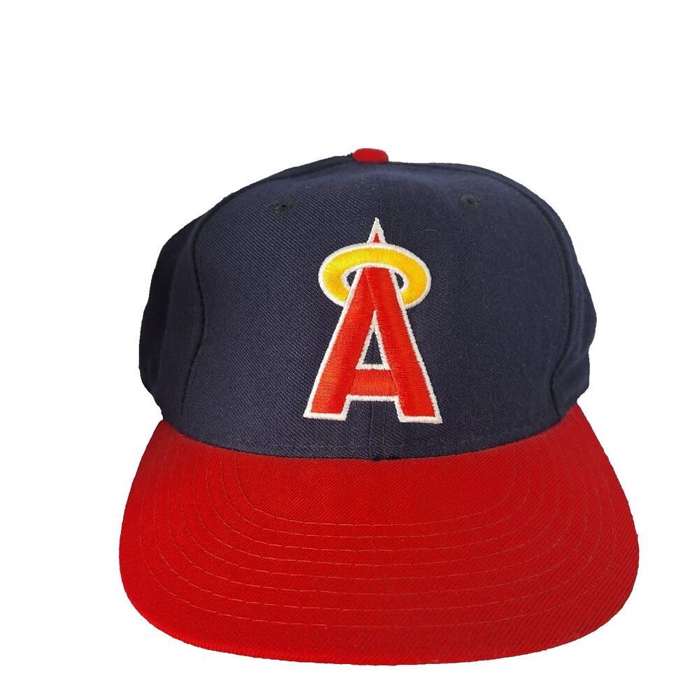 California Angels Vintage 90s New Era Diamond Collection Fitted 6 7/8 Hat Cap